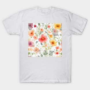 Beautiful bright spring flowers. T-Shirt